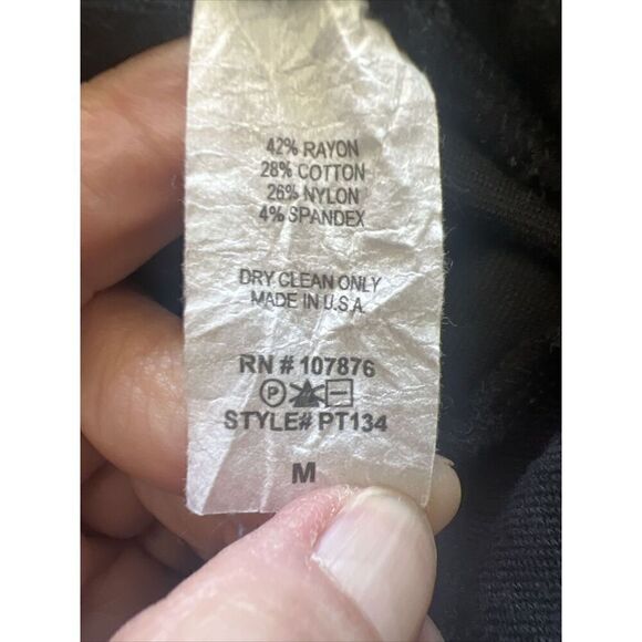 Comfy USA Womens Medium Funnel Neck Lagenlook Asymmetrical Topper Jacket Black - Picture 7 of 7